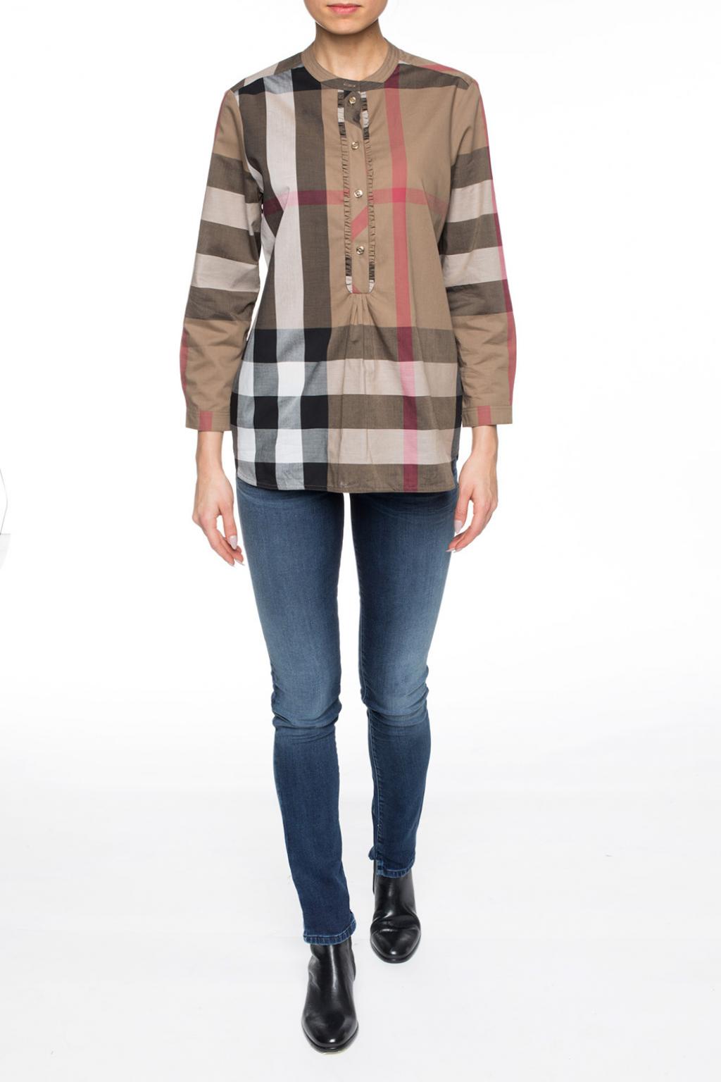 Burberry 2024 ruffle shirt